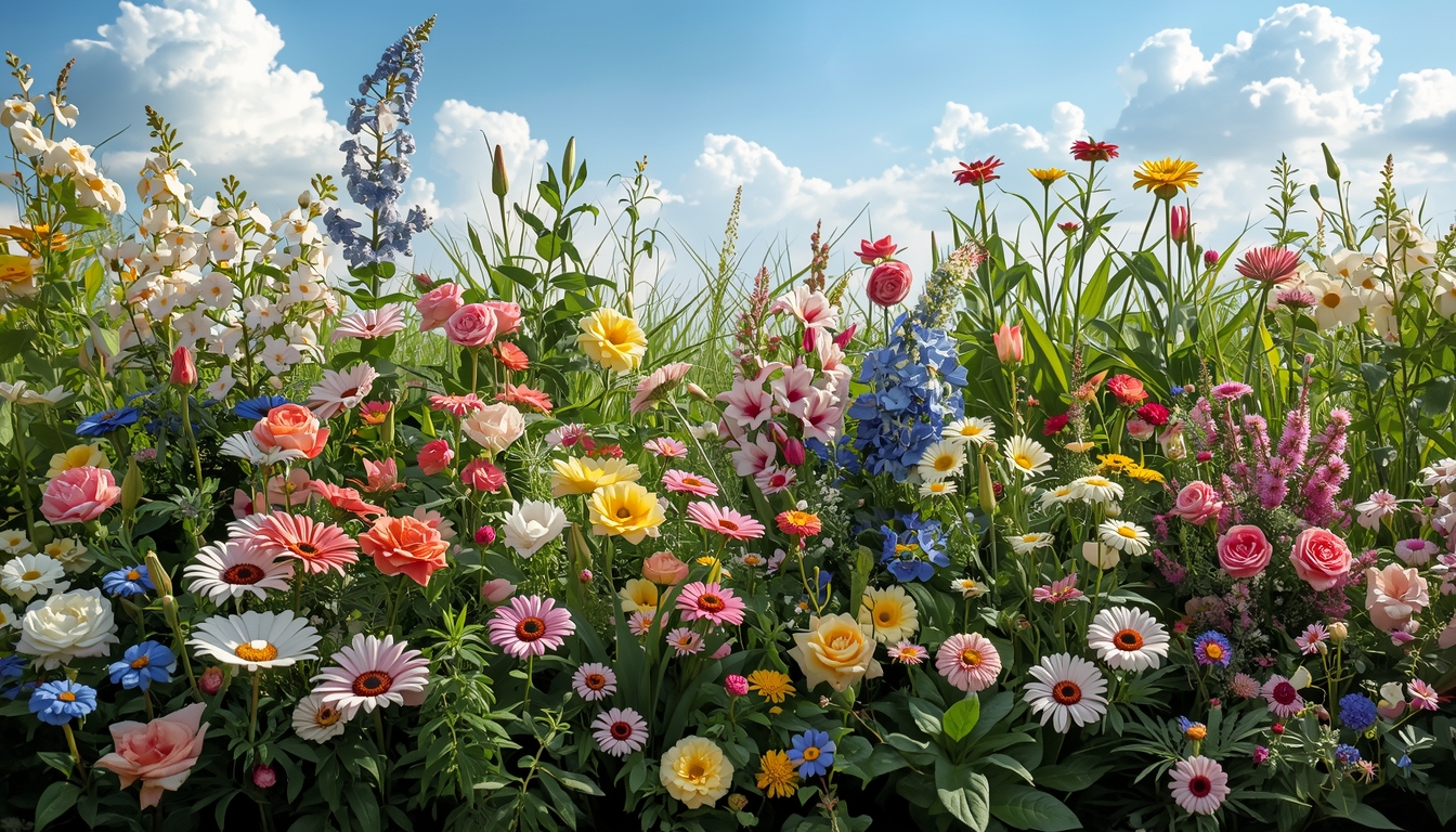 Profesjonelt blomsterbed arrangert av Vornyxolphiphrax